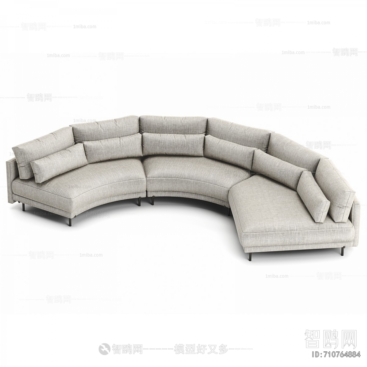 Modern Curved Sofa