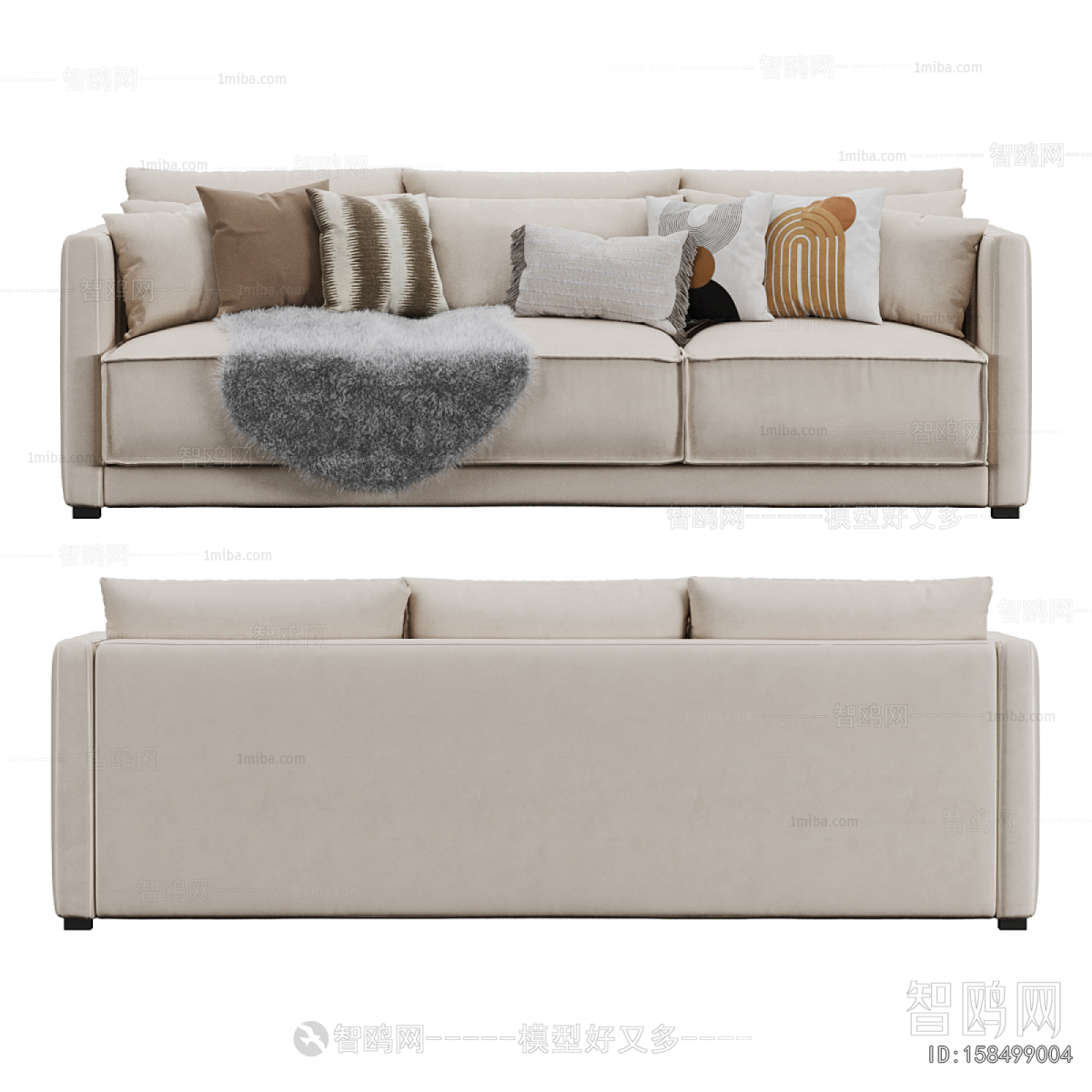 Modern Three-seat Sofa