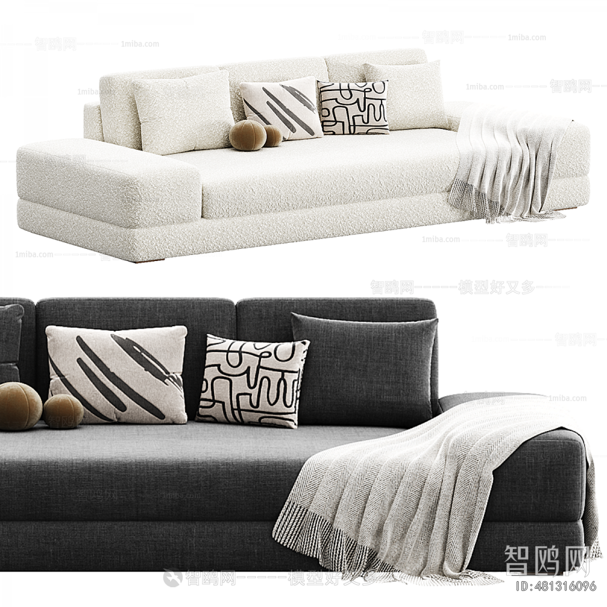 Modern Three-seat Sofa