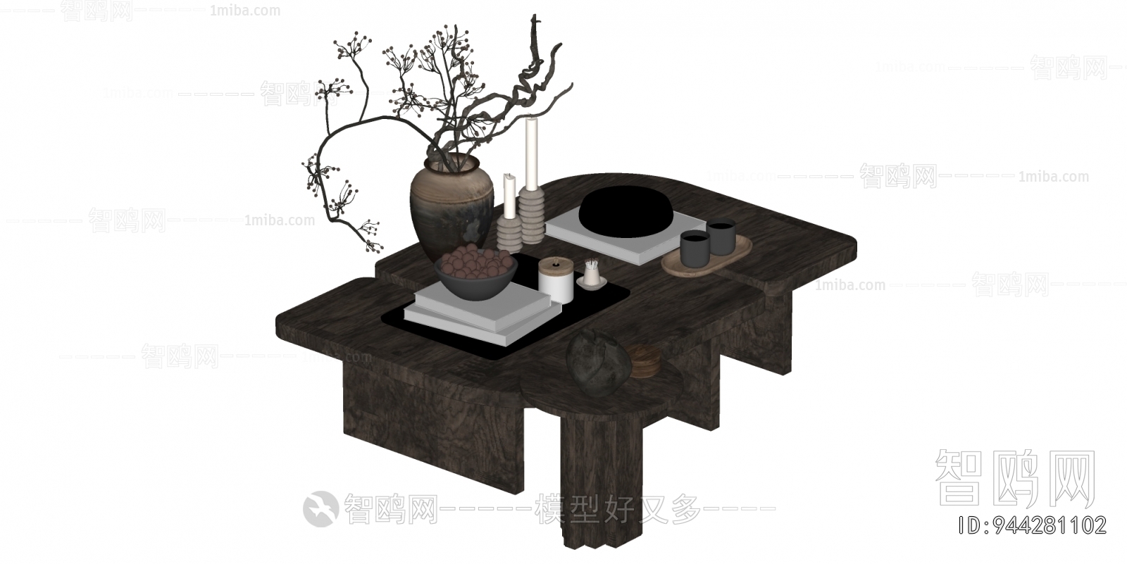 Wabi-sabi Style Coffee Table