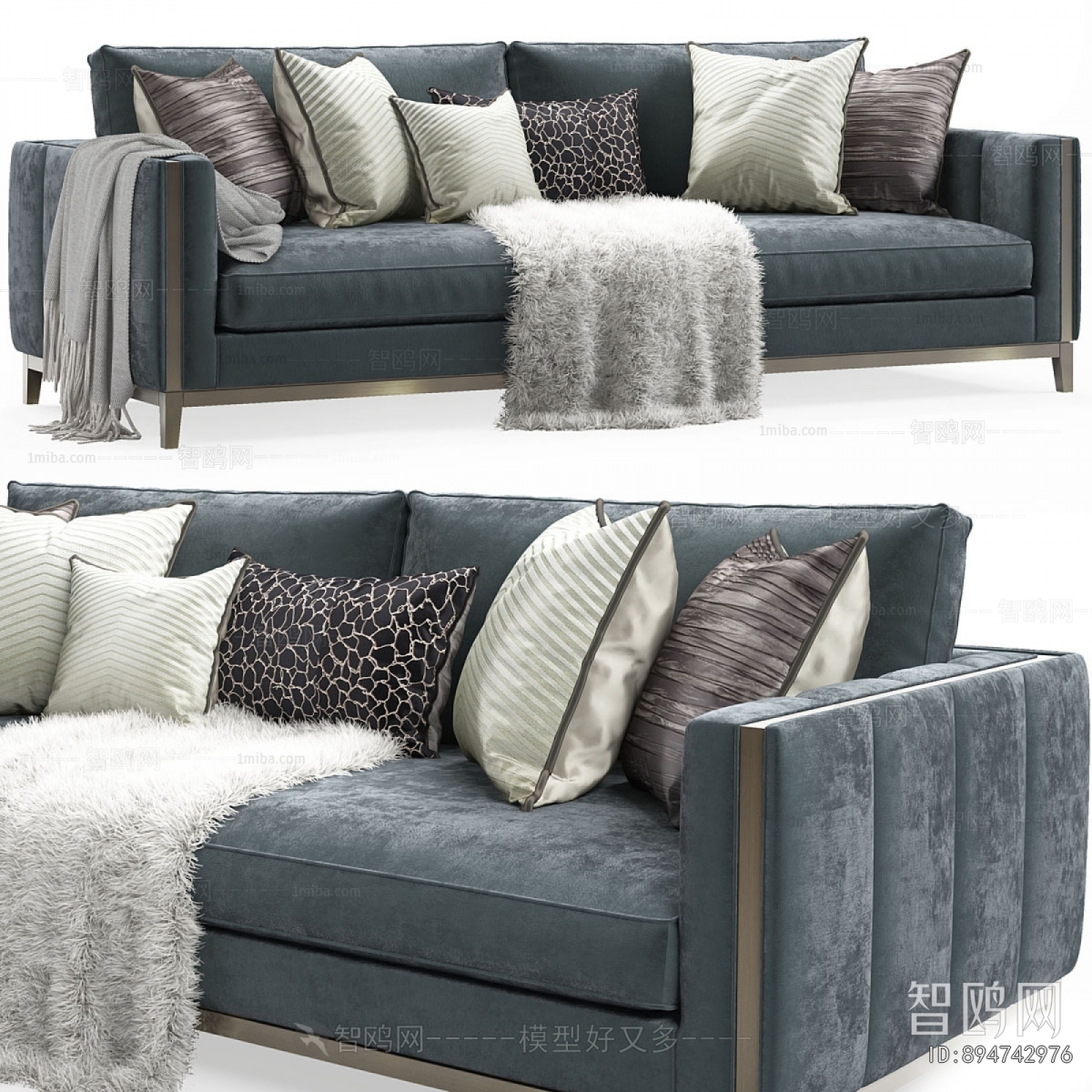 Modern Multi Person Sofa