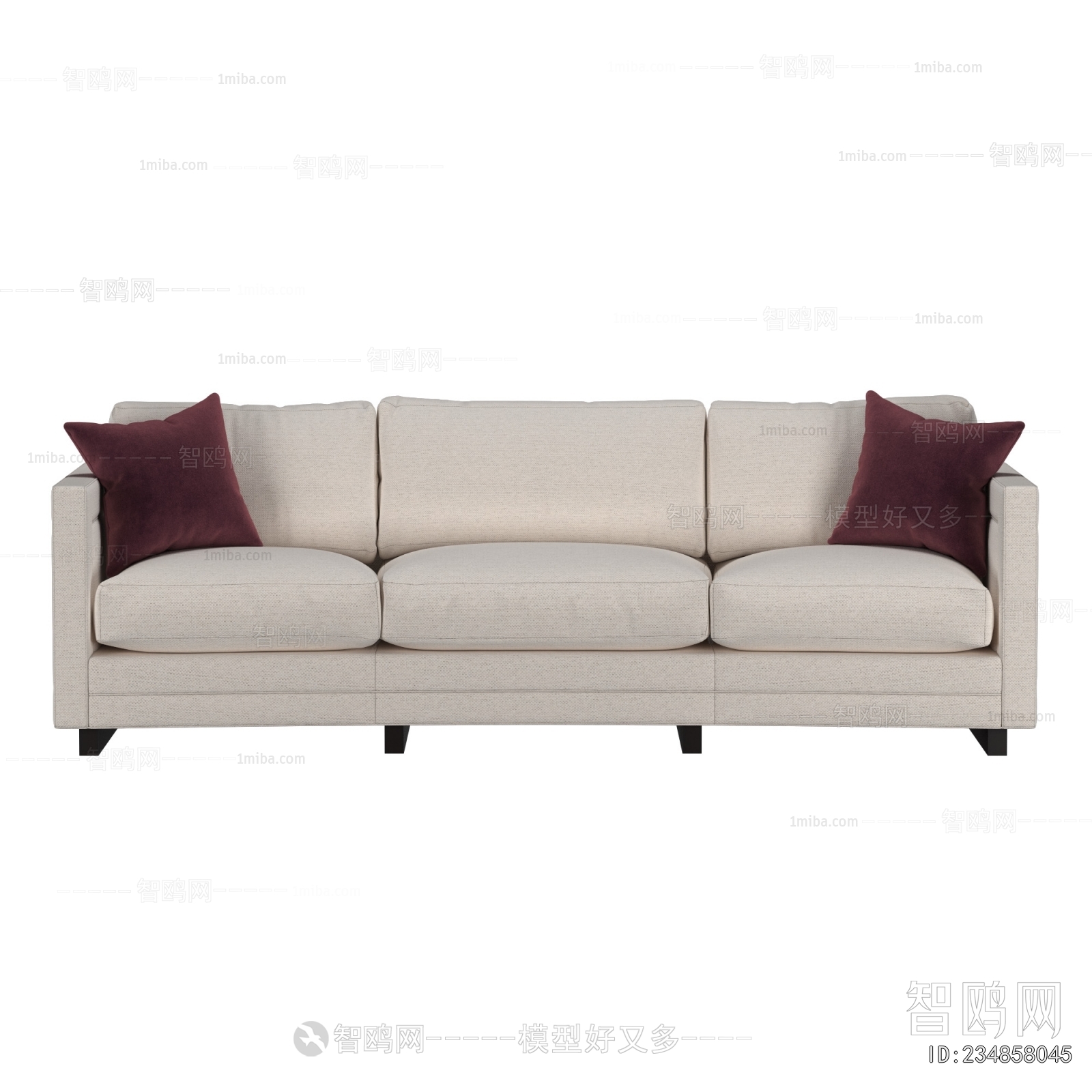 Modern Three-seat Sofa