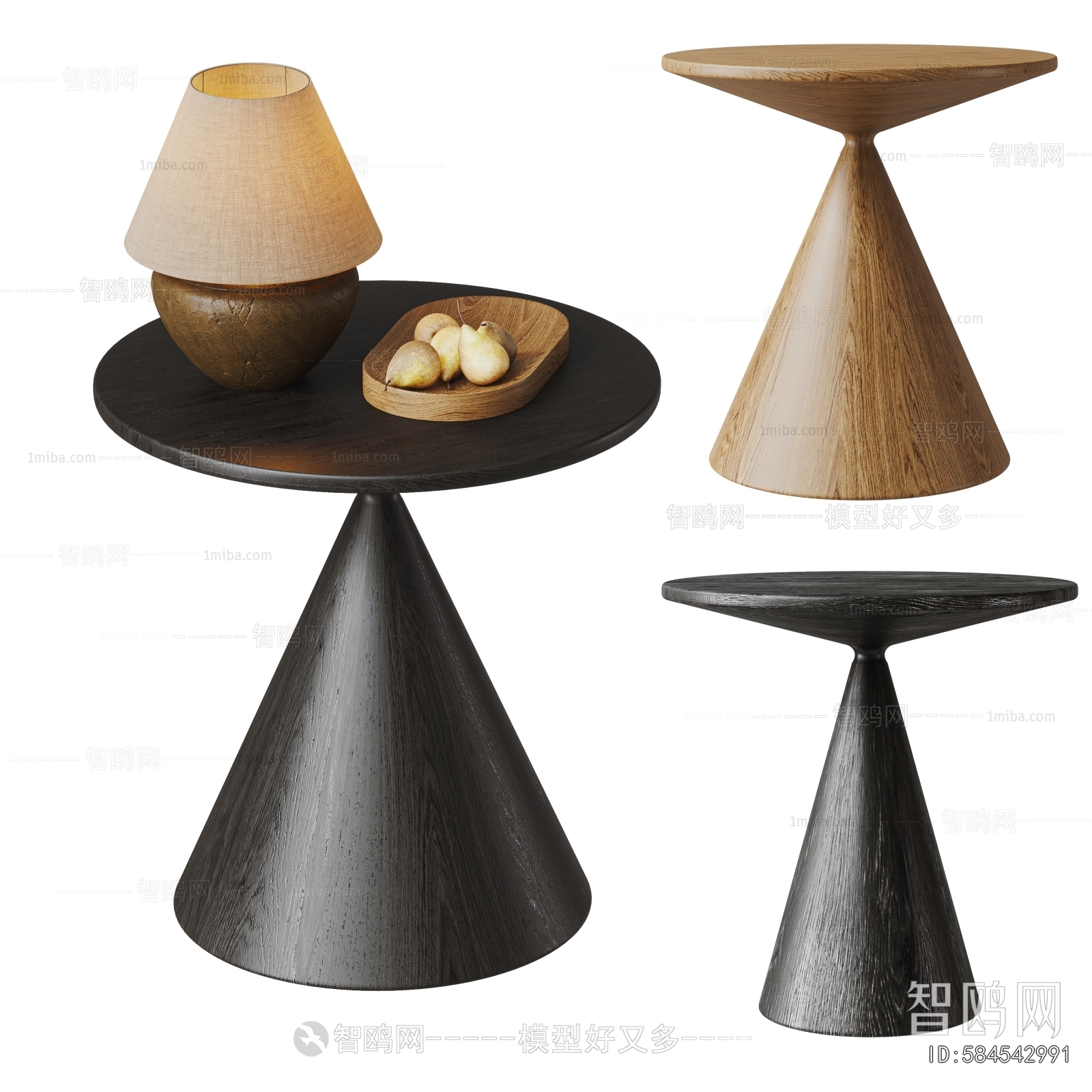 Wabi-sabi Style Side Table/corner Table