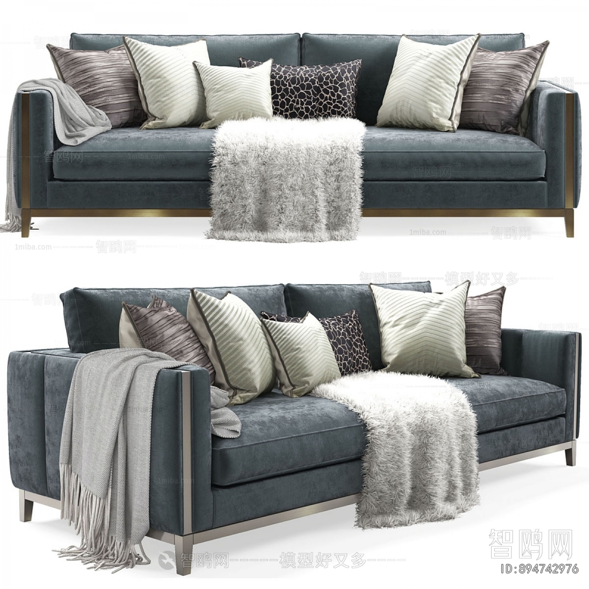 Modern Multi Person Sofa
