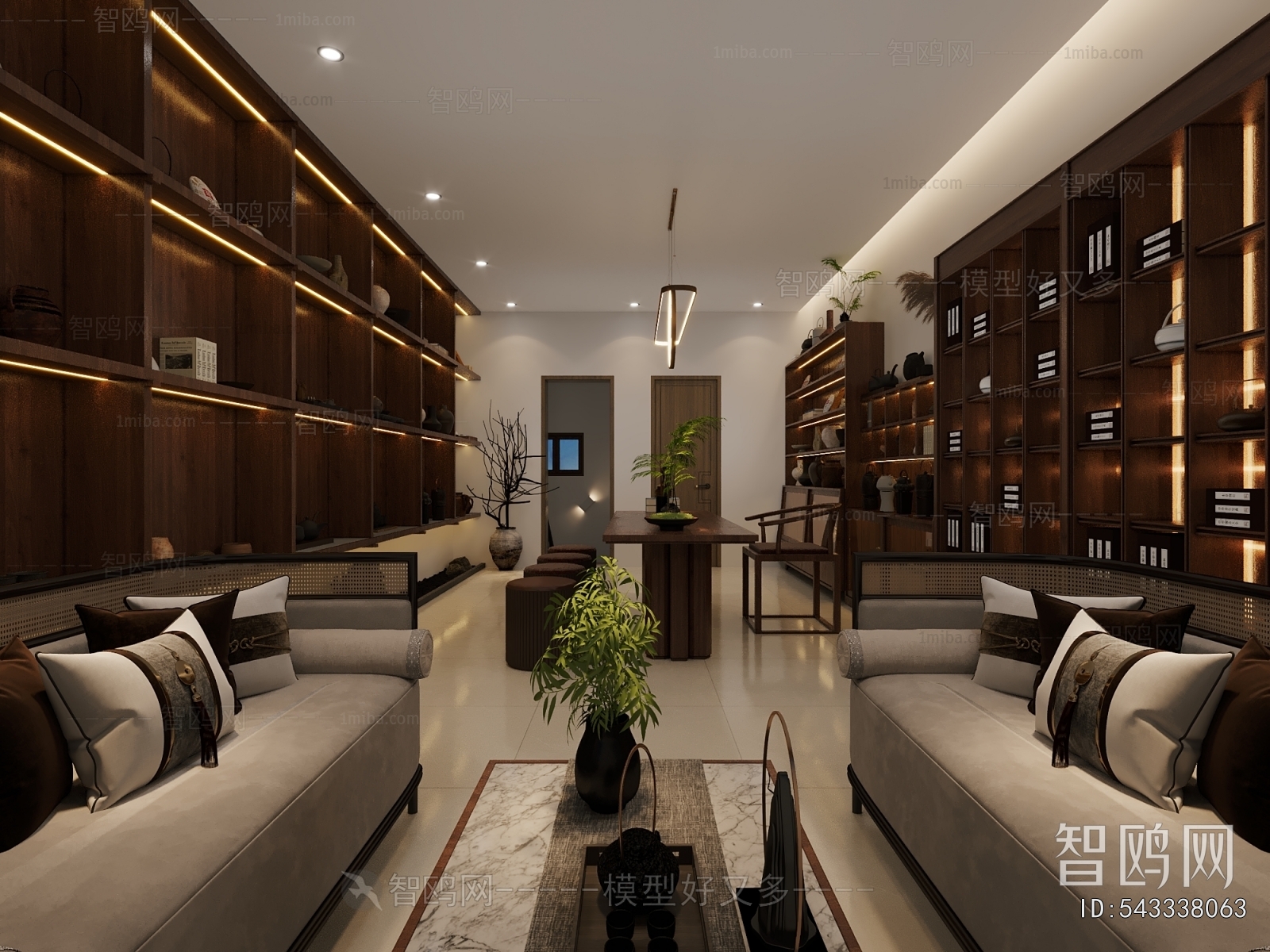 New Chinese Style Teahouse Tea House