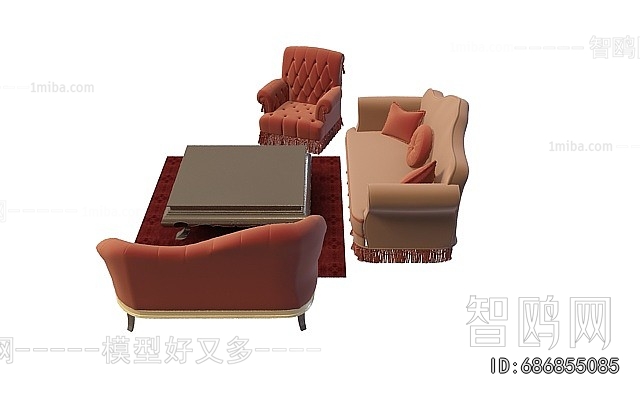 European Style Sofa Combination