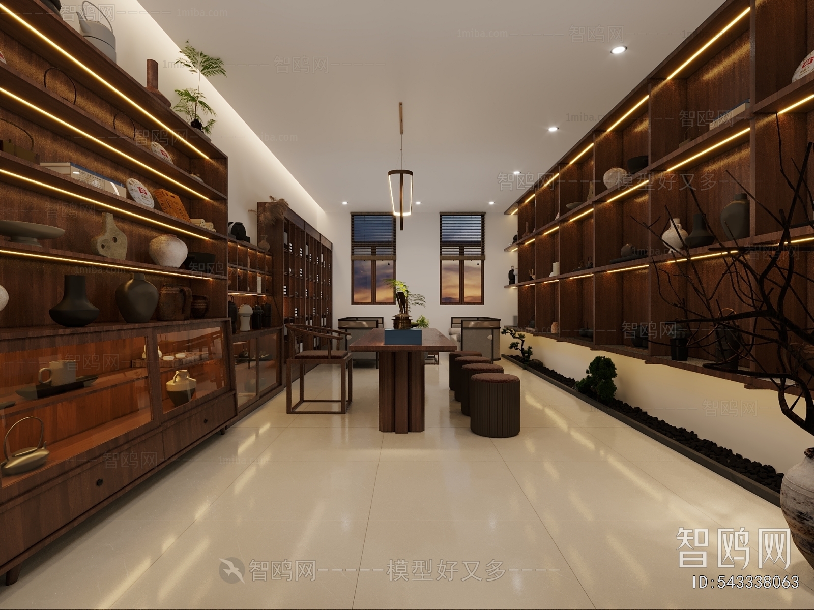 New Chinese Style Teahouse Tea House