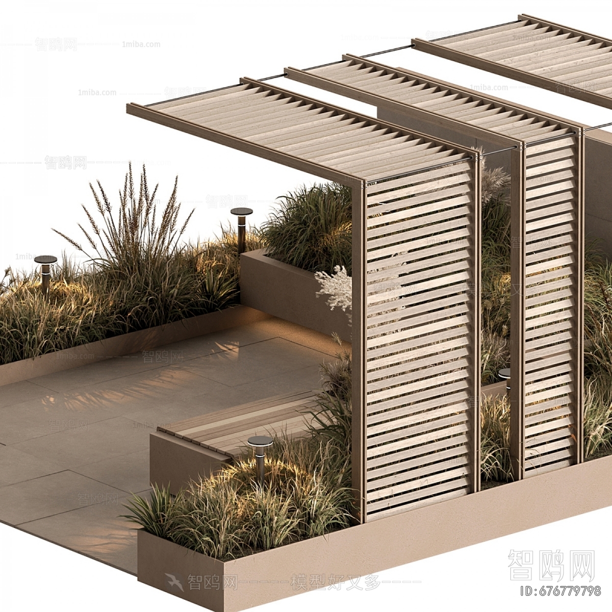 Modern Courtyard/landscape