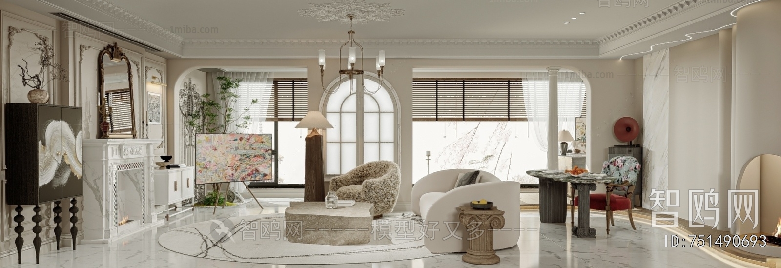 French Style A Living Room