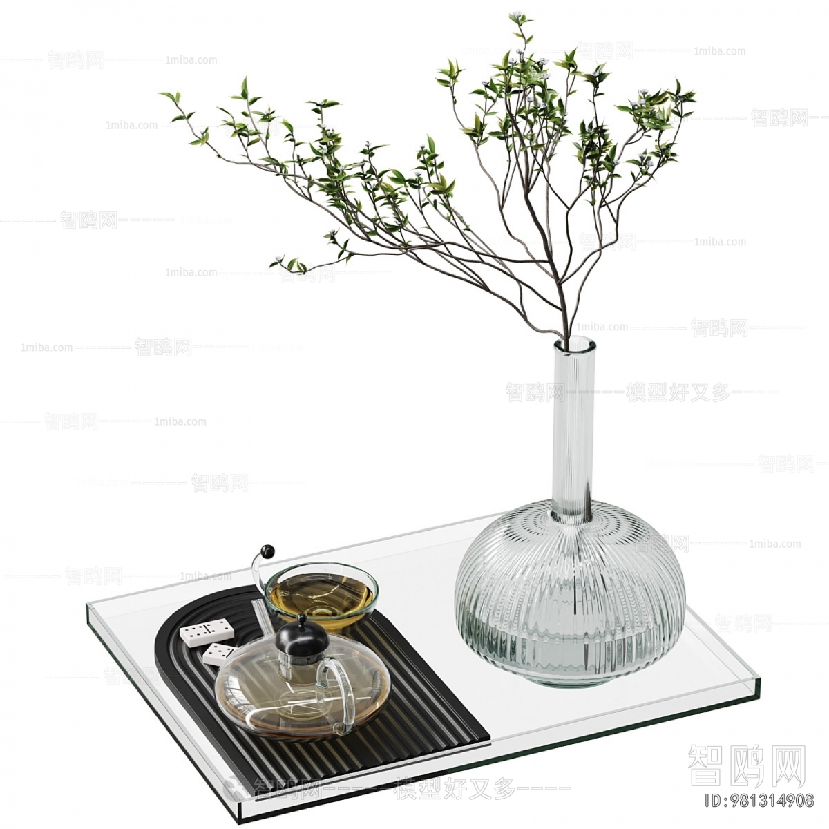 Modern Aquatic Green Plant