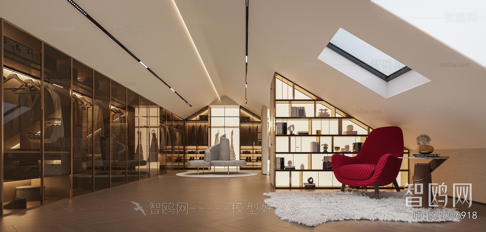 Modern Clothes Storage Area