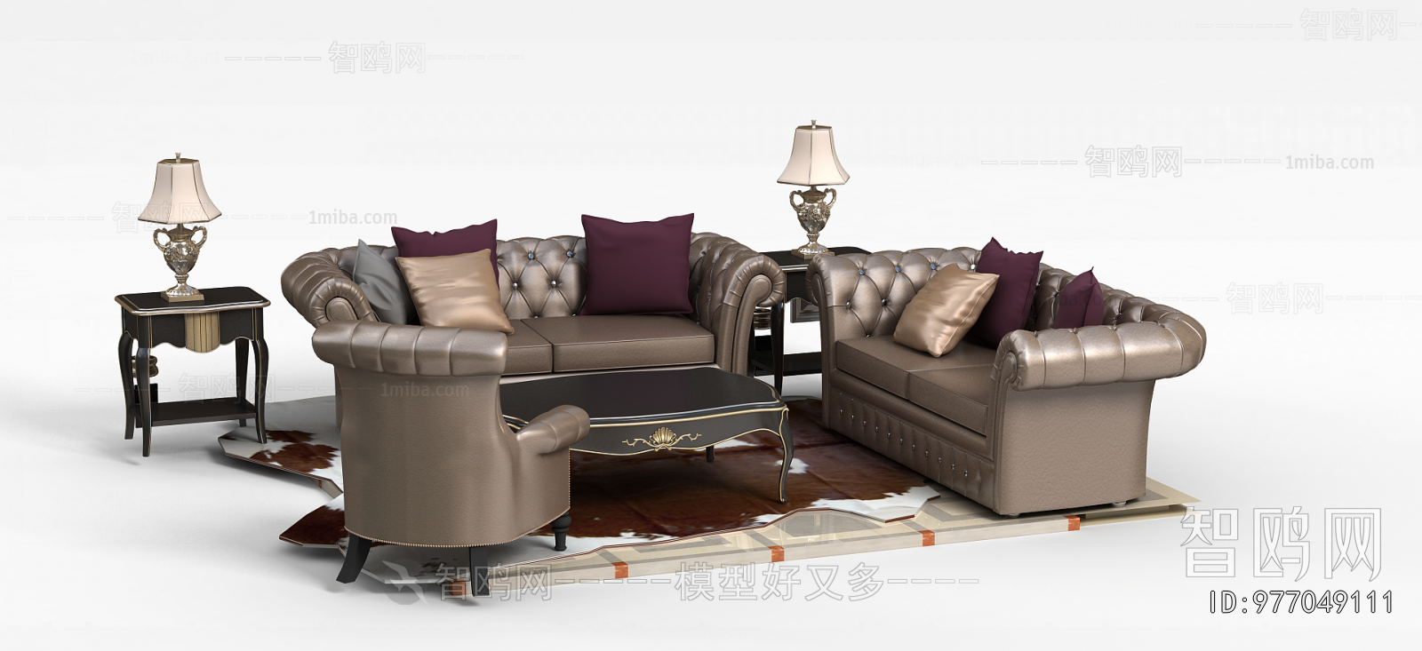 European Style Sofa Combination