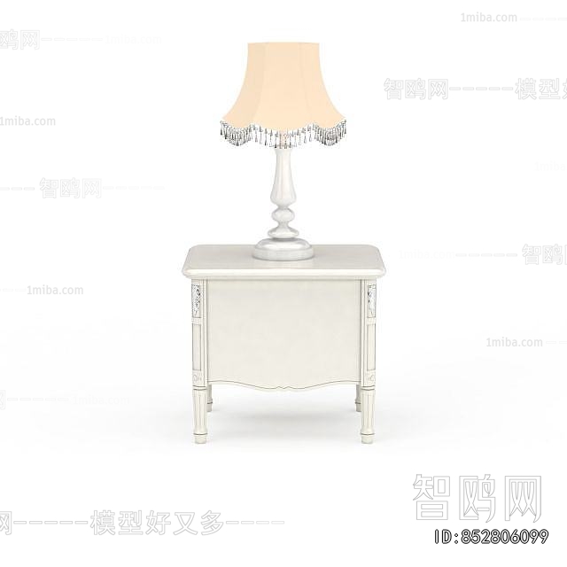 European Style Bedside Cupboard