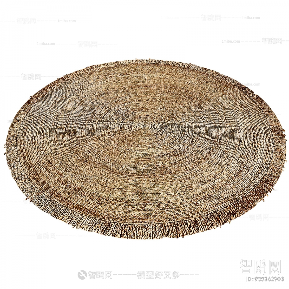 Wabi-sabi Style Circular Carpet
