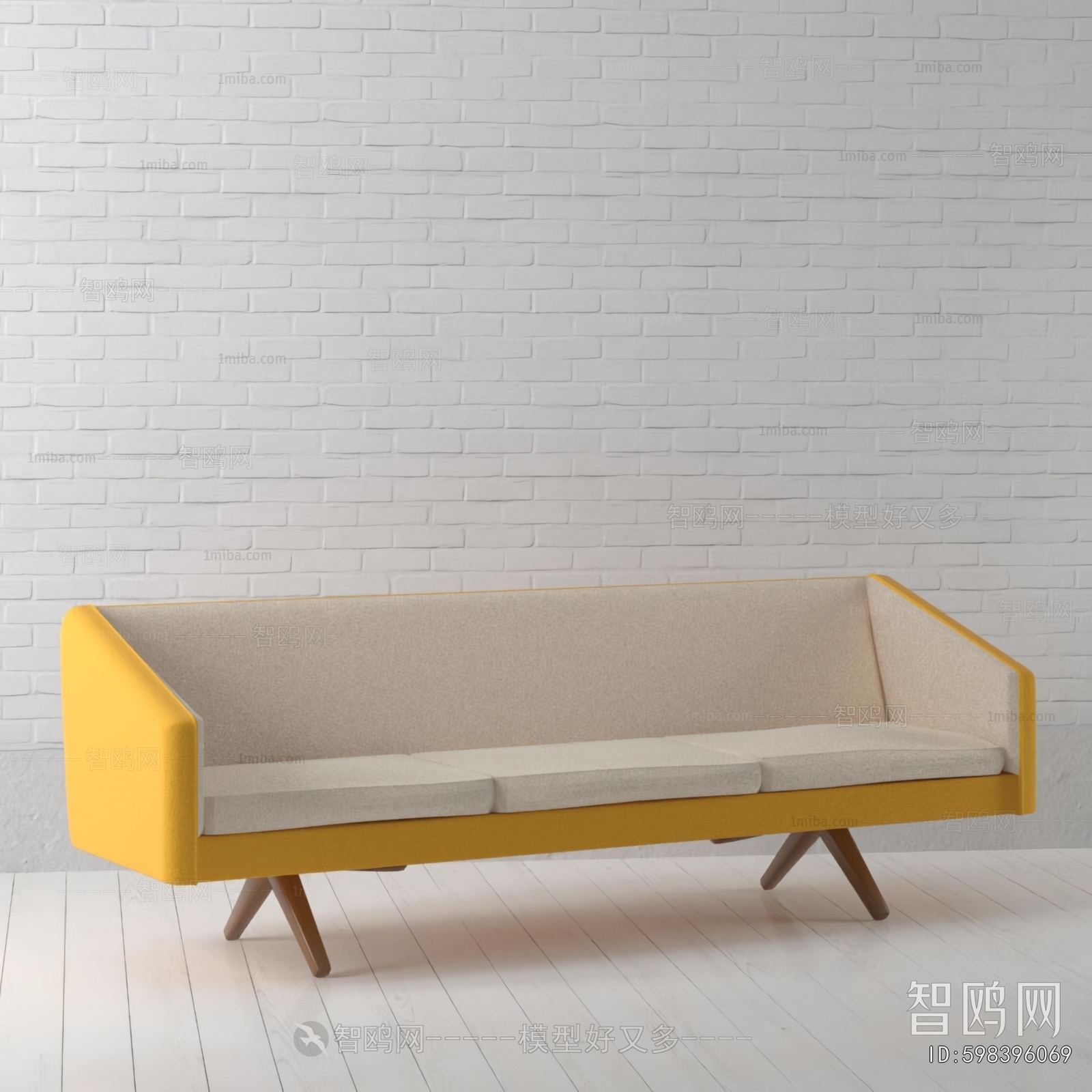 Modern Three-seat Sofa