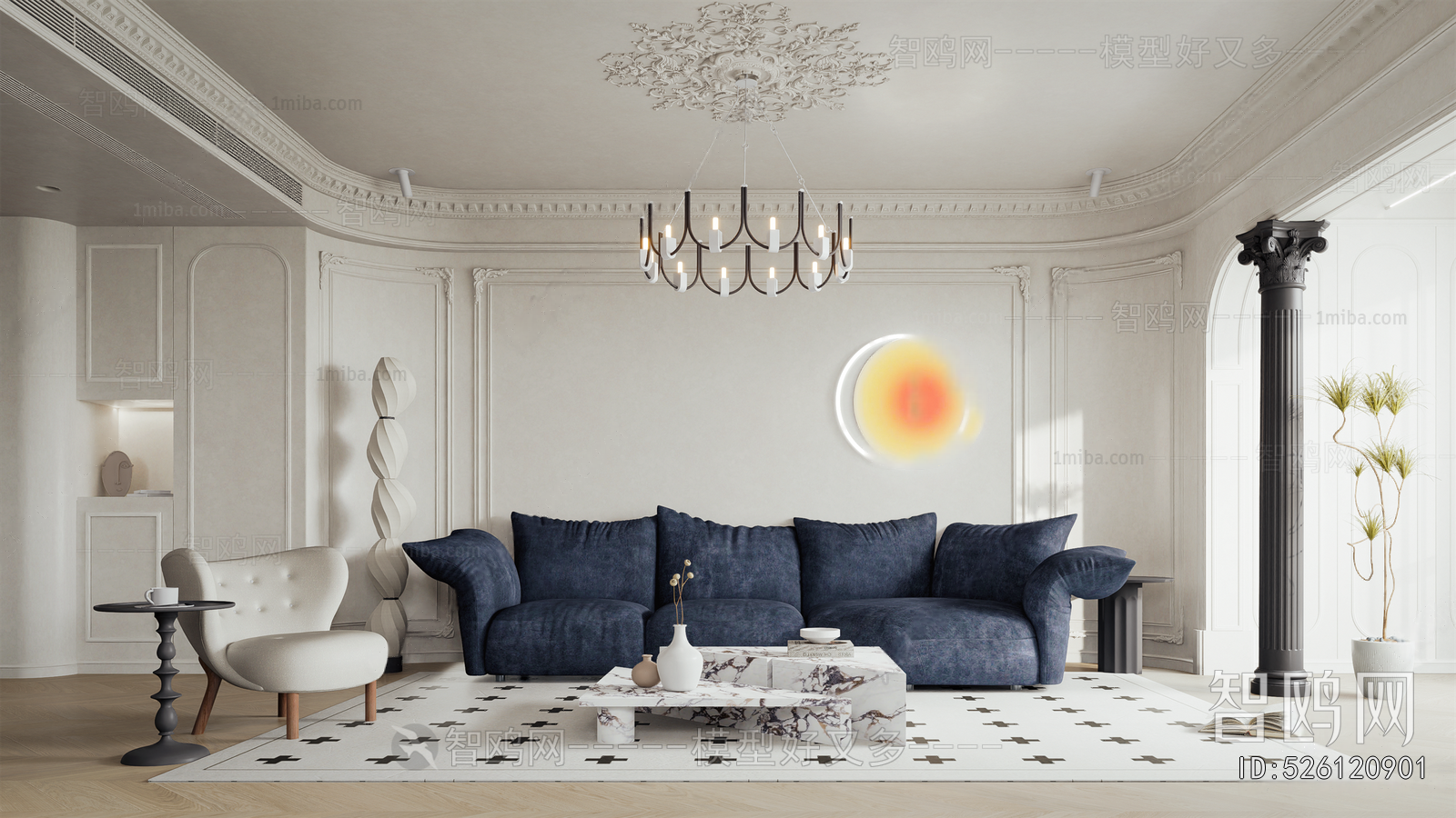 French Style A Living Room