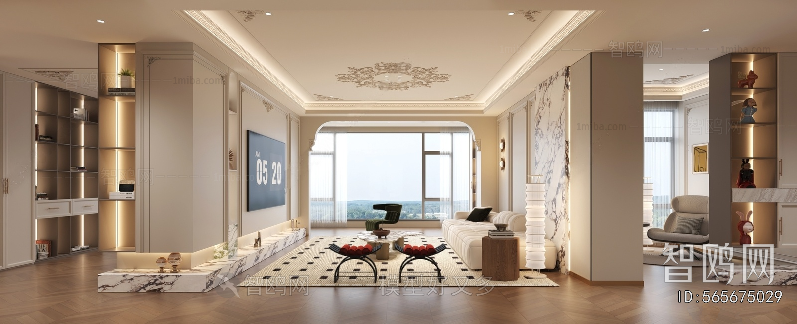 French Style A Living Room