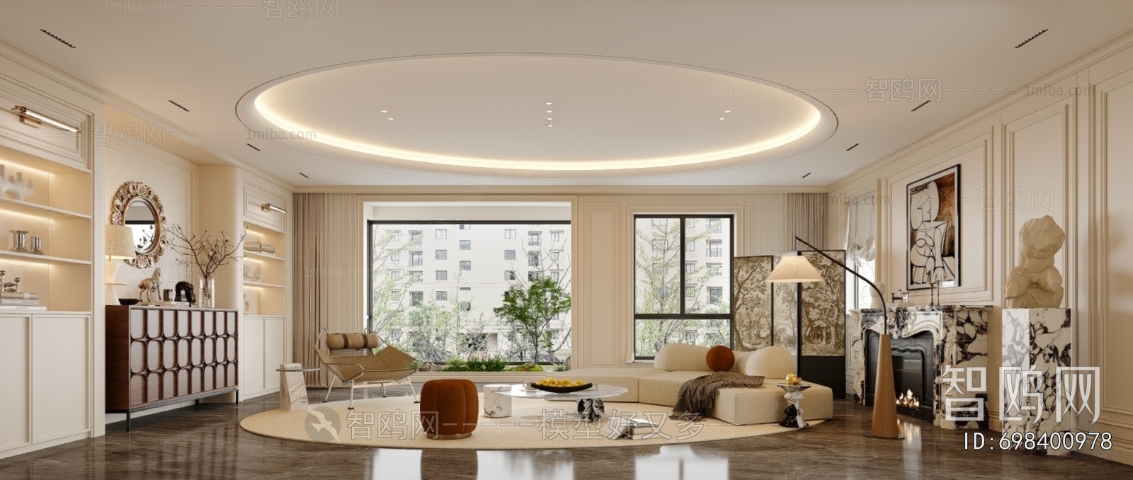 French Style A Living Room