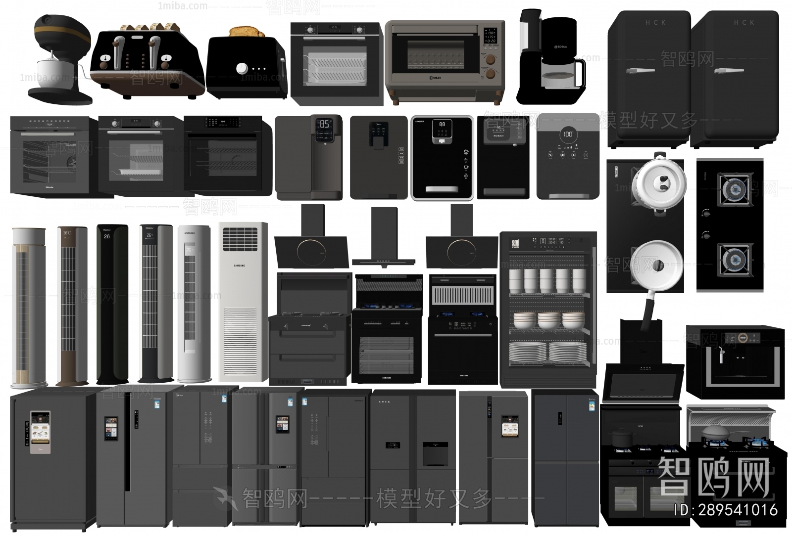 Modern Electric Kitchen Appliances