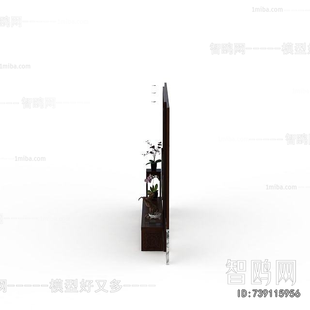 New Chinese Style TV Wall