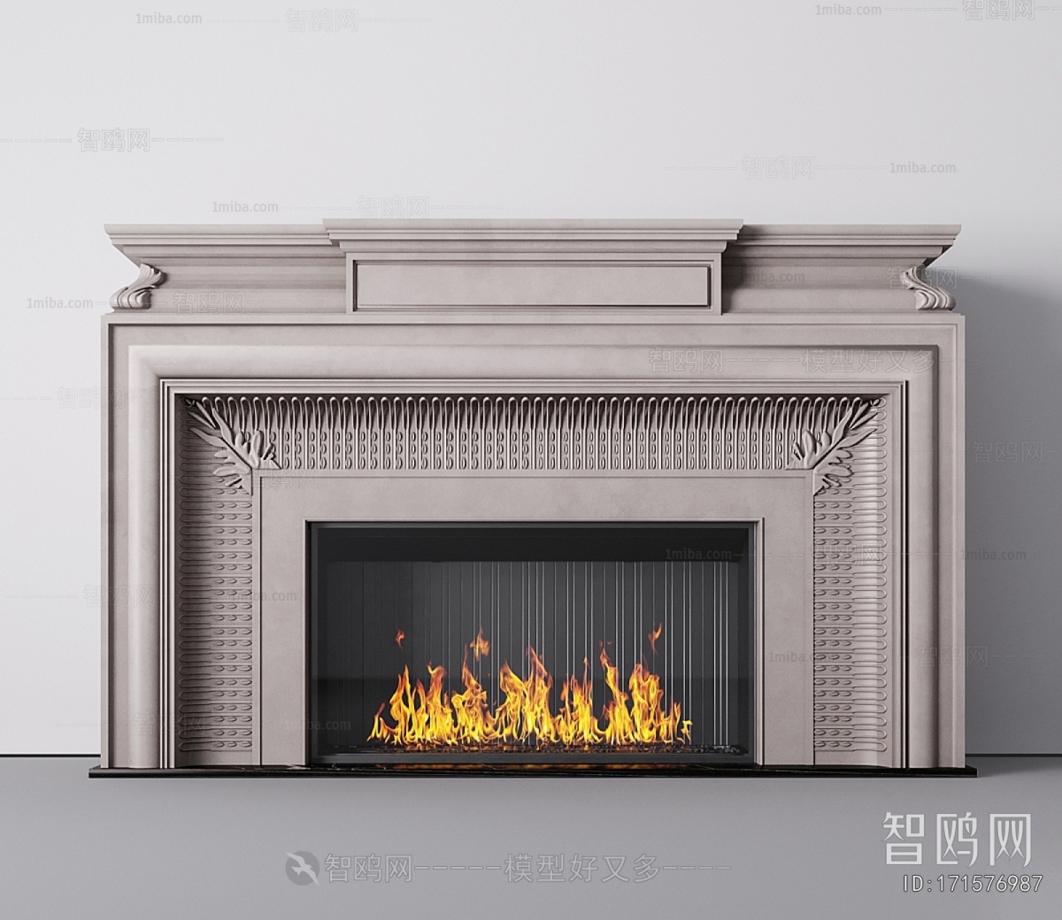 European Style Fireplace