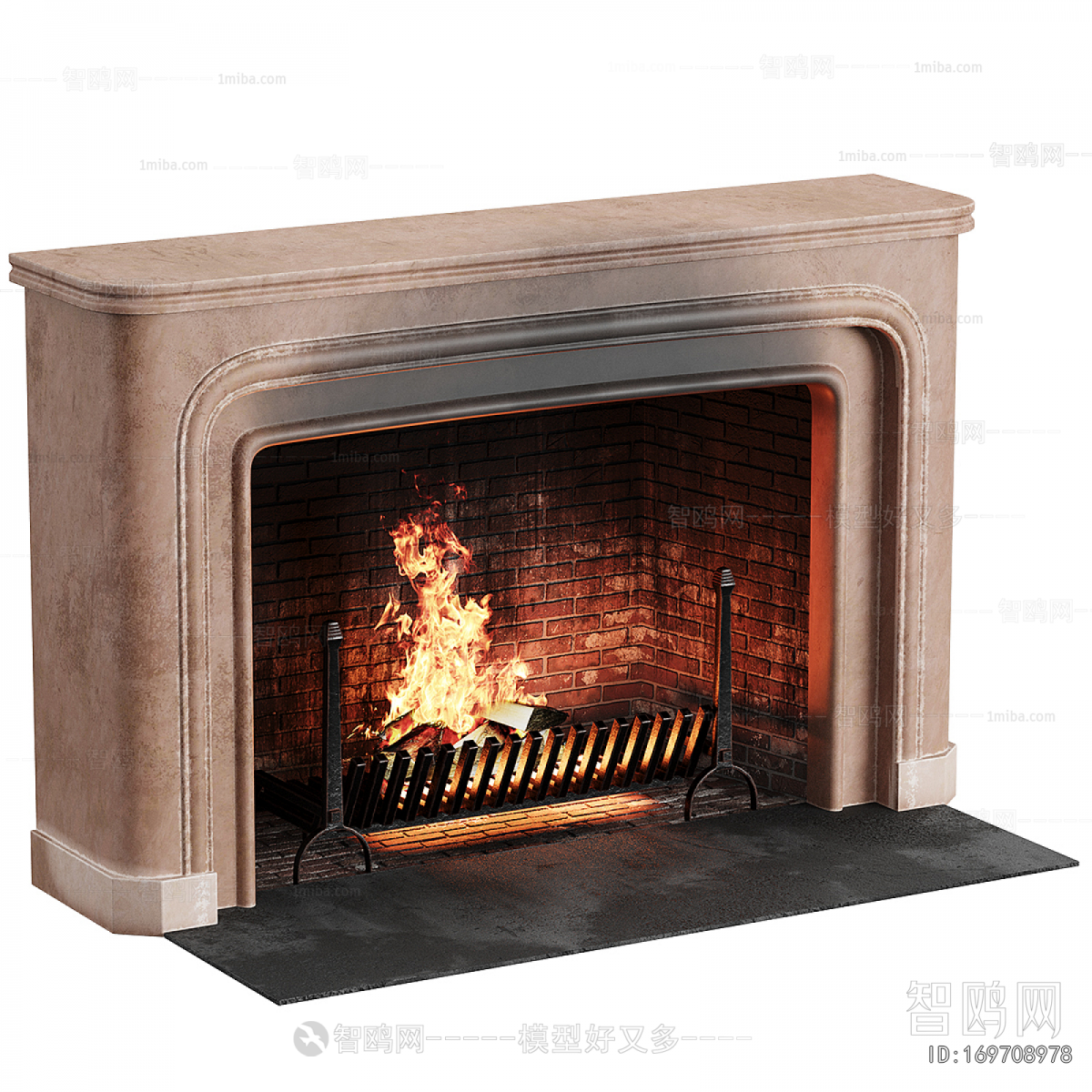 European Style Fireplace
