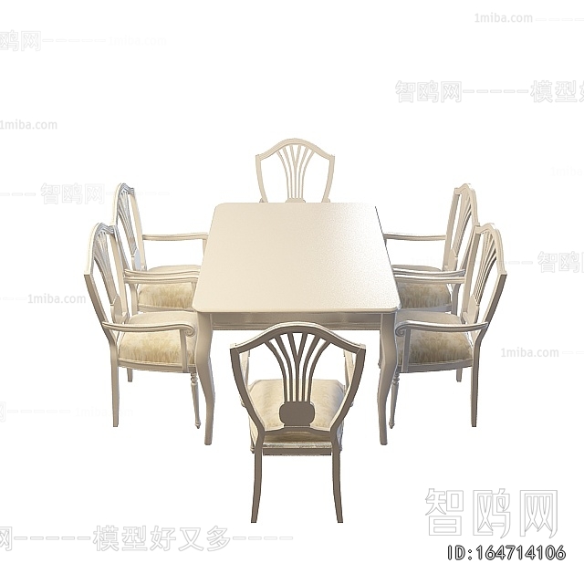 French Style Dining Table And Chairs
