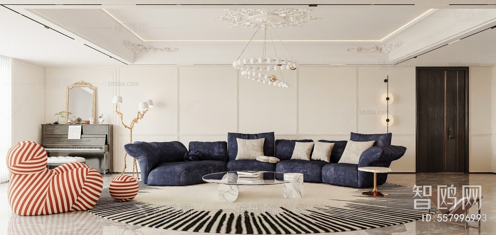 French Style A Living Room