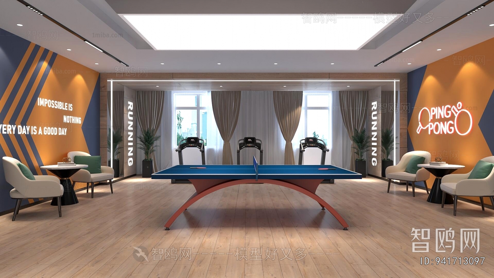 Modern Table Tennis Arena