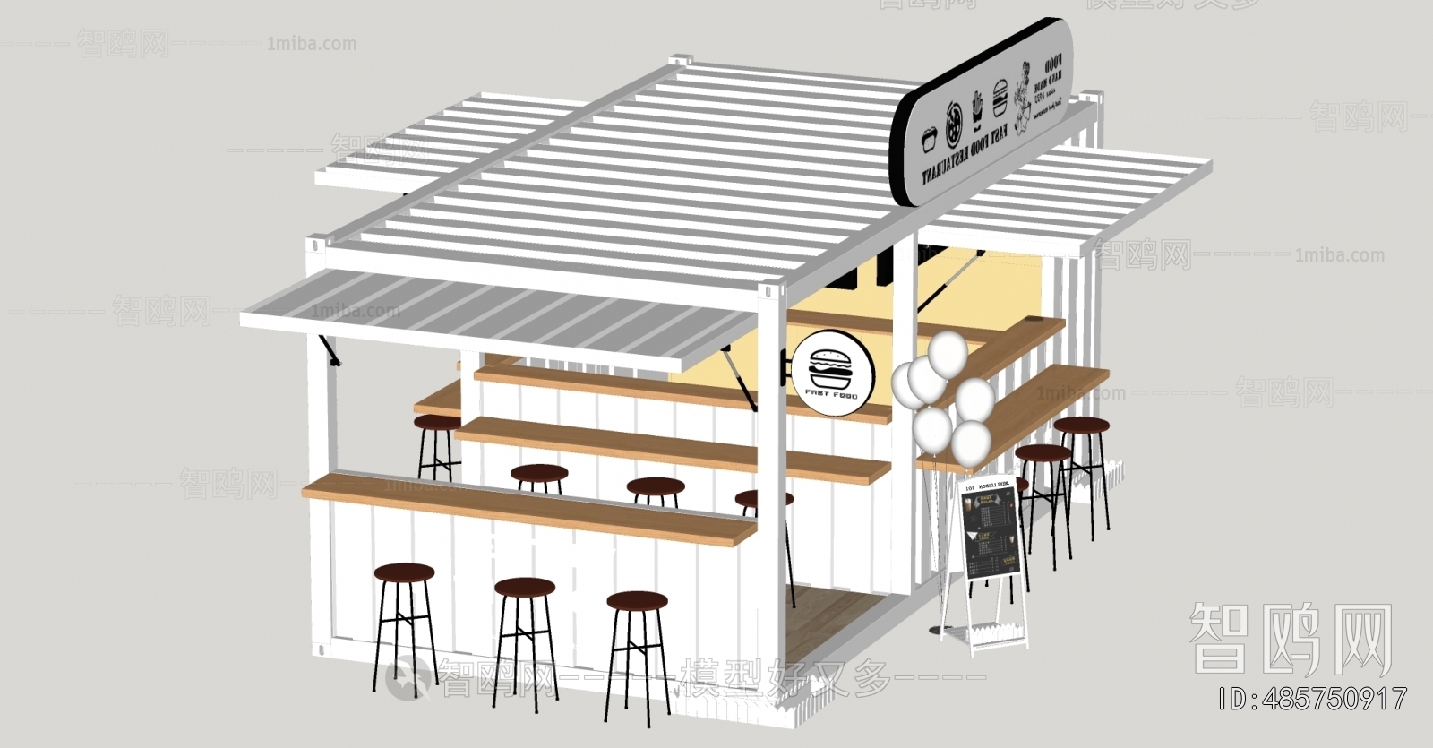 Modern Appearance Of Commercial Building