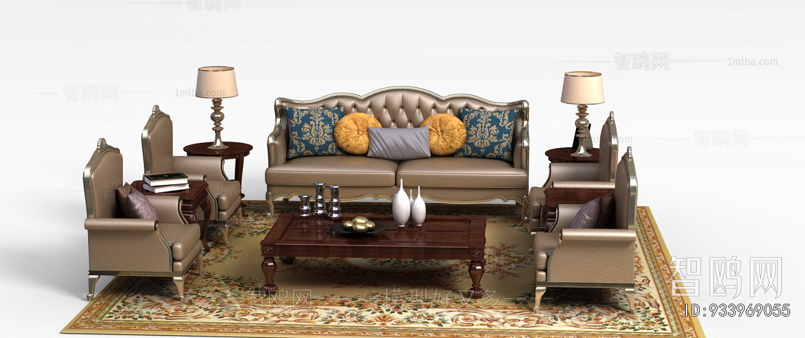 European Style Sofa Combination