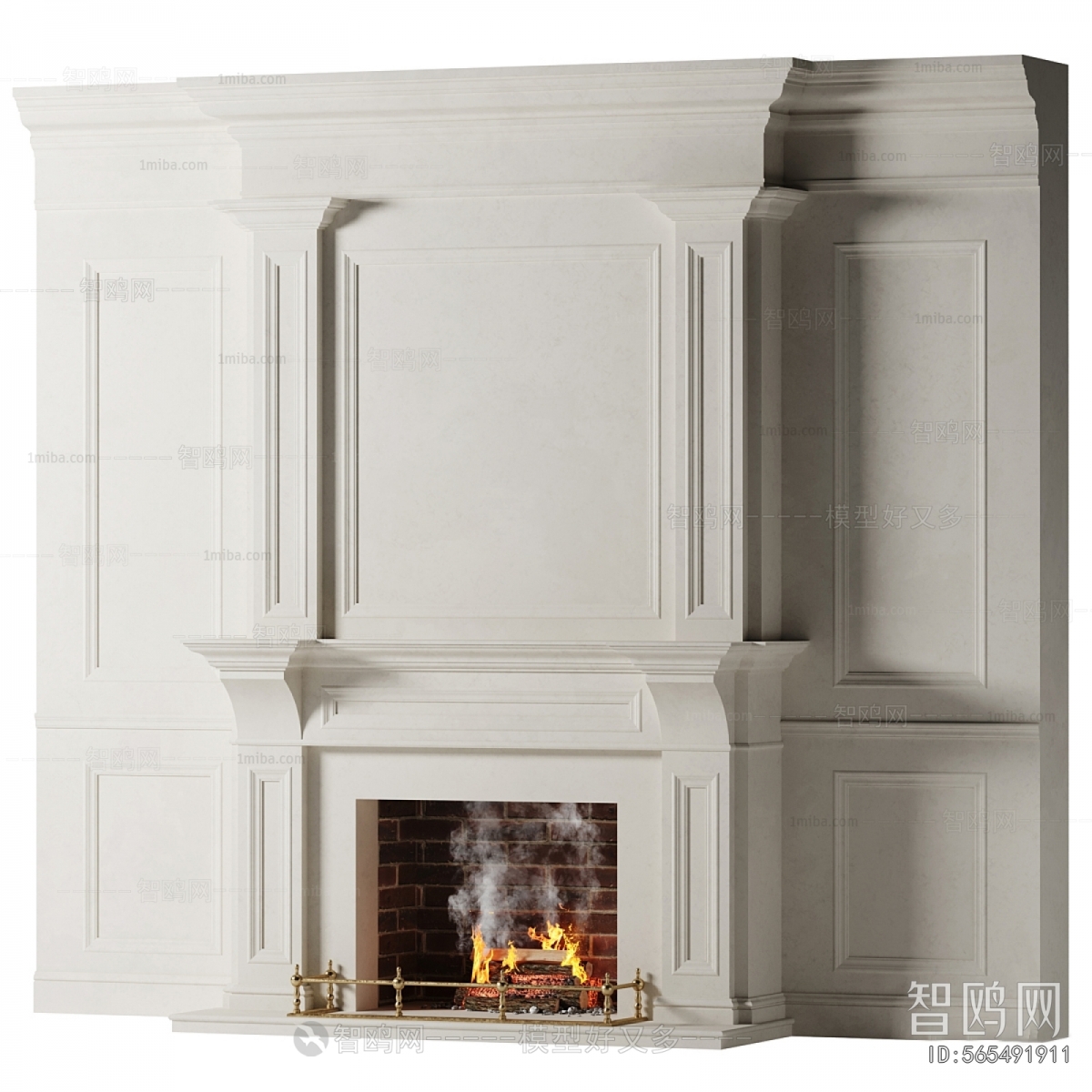 European Style Fireplace