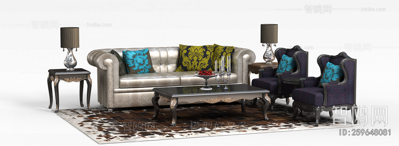 European Style Sofa Combination