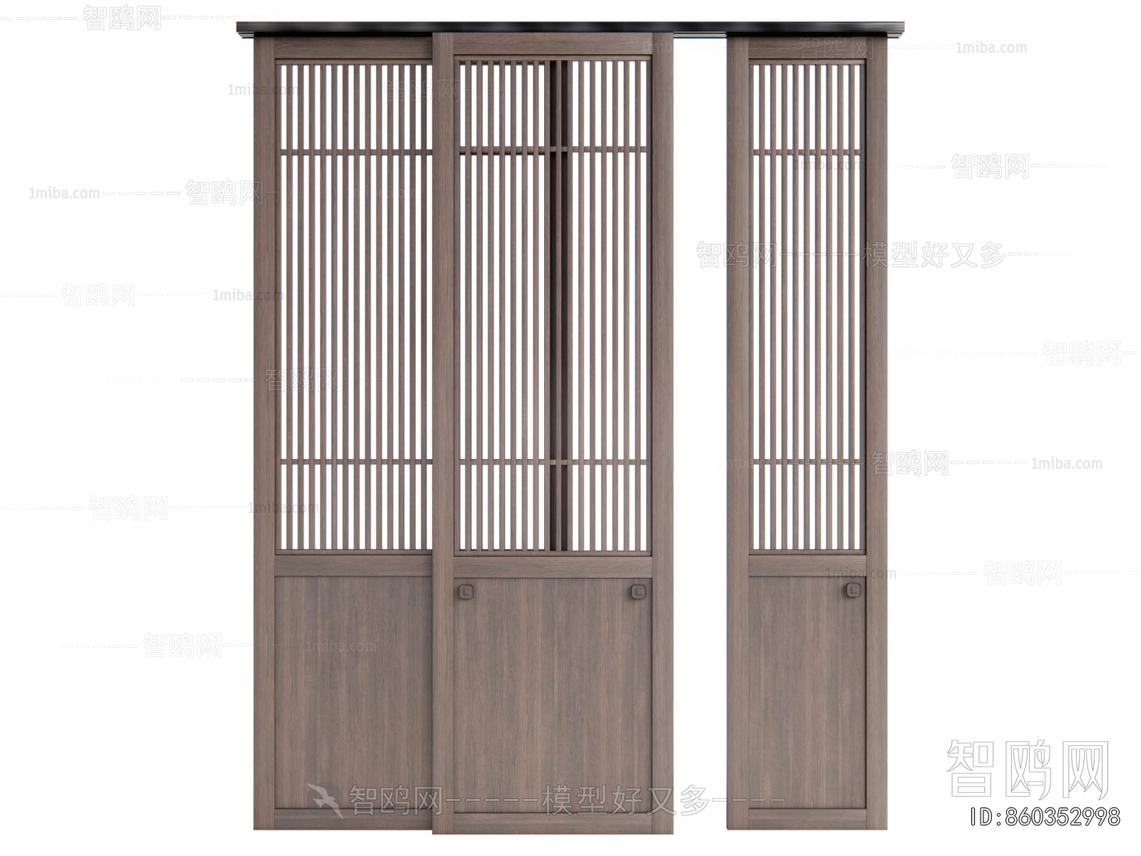 New Chinese Style Sliding Door