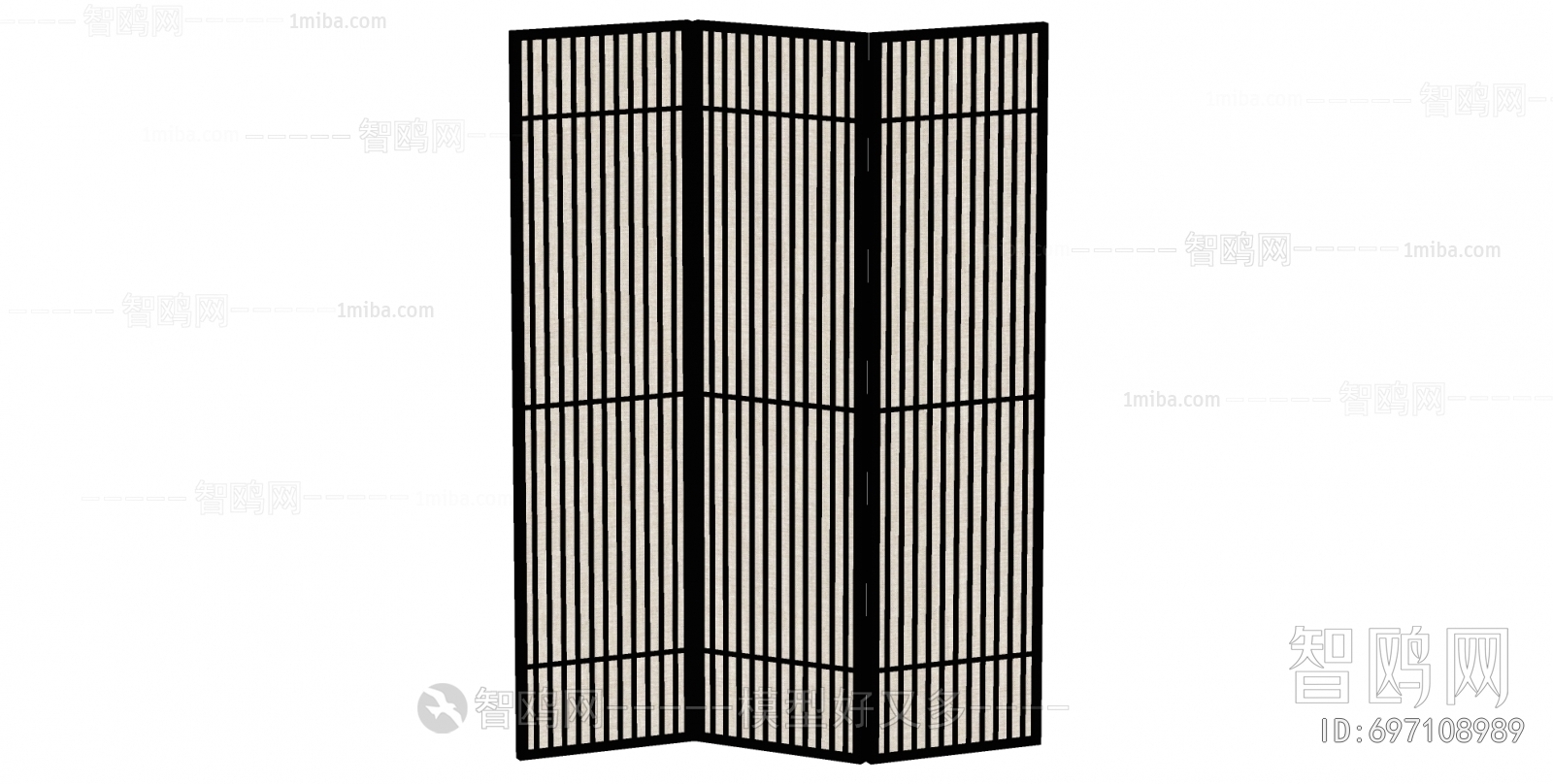 New Chinese Style Wooden Screen Partition