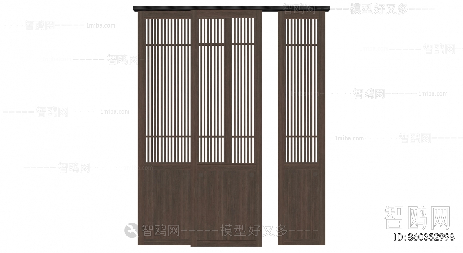 New Chinese Style Sliding Door