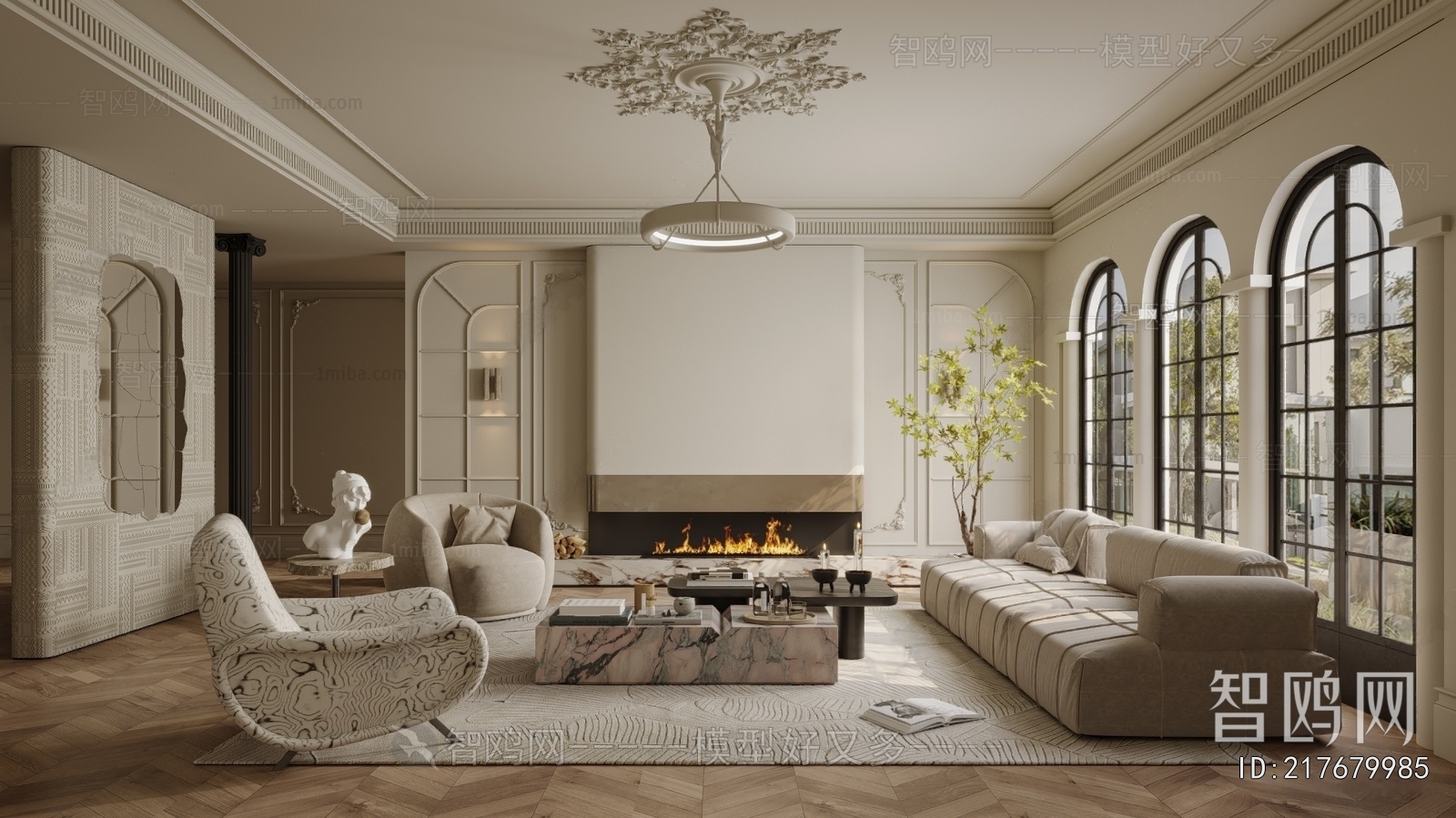 French Style A Living Room