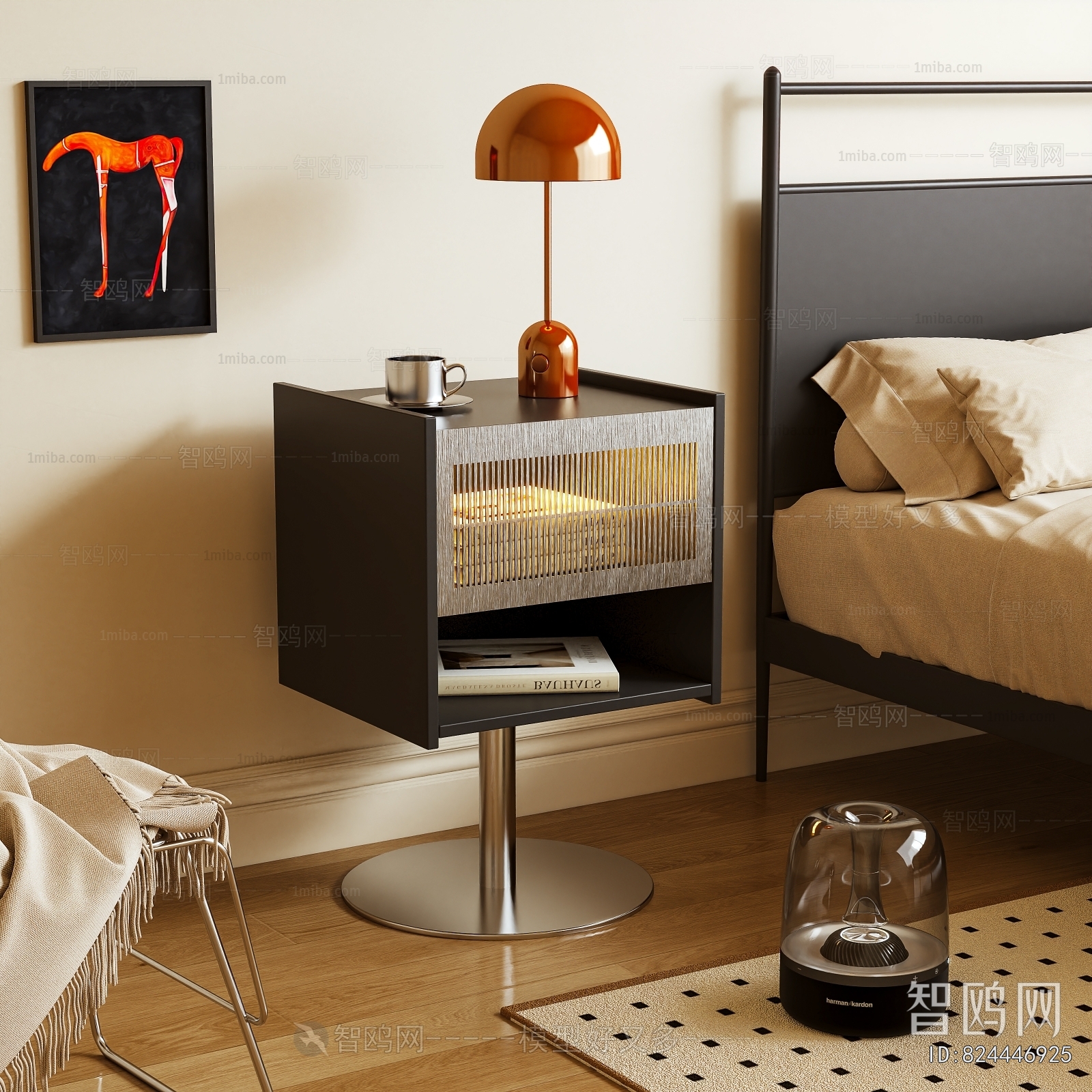 Modern Bedside Cupboard