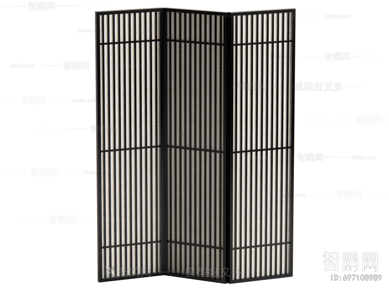 New Chinese Style Wooden Screen Partition