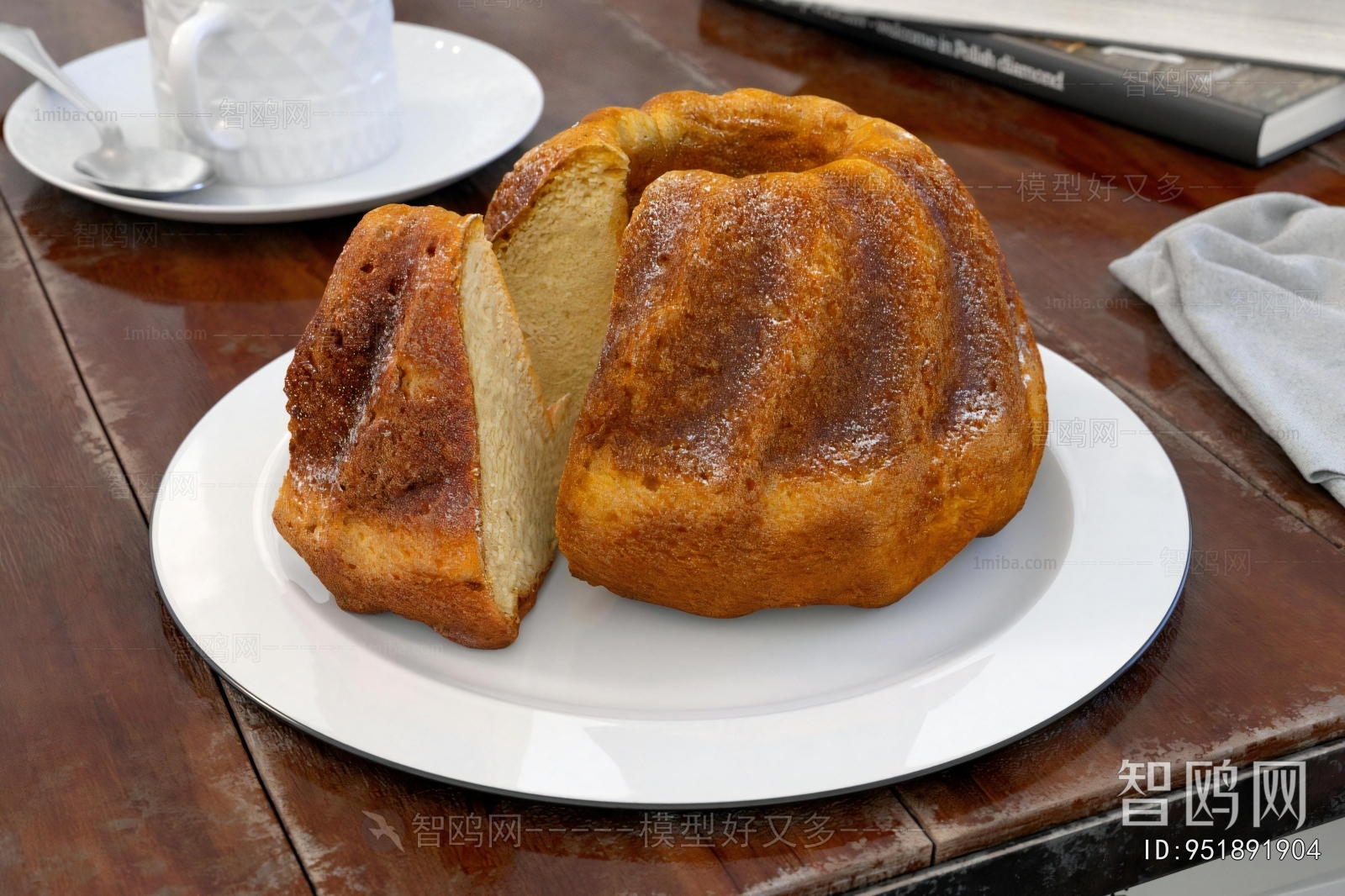 Modern Bread Cake