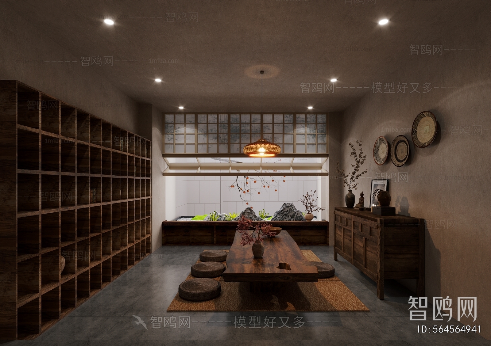 Wabi-sabi Style Tea House