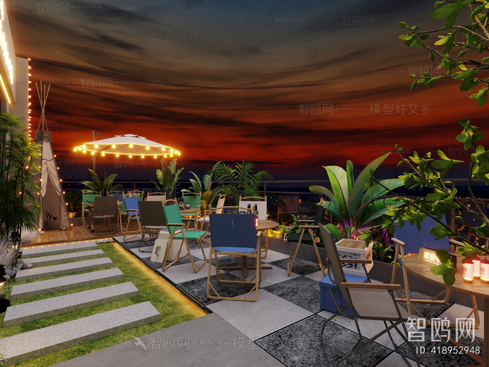 Modern Barbecue Restaurant