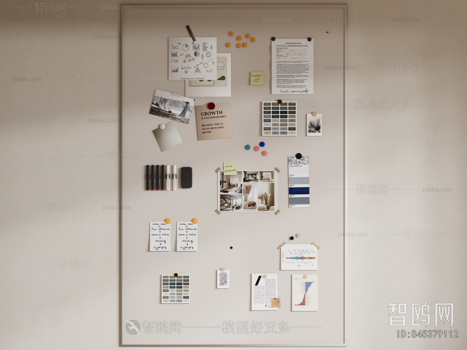 Modern Blackboard/whiteboard