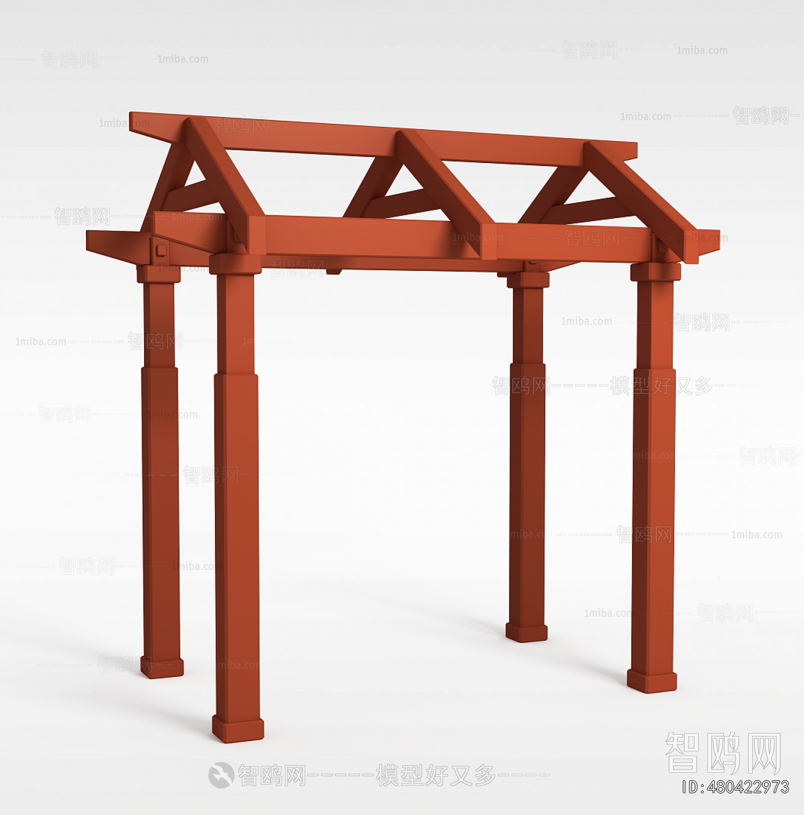 Chinese Style Decorated Archway