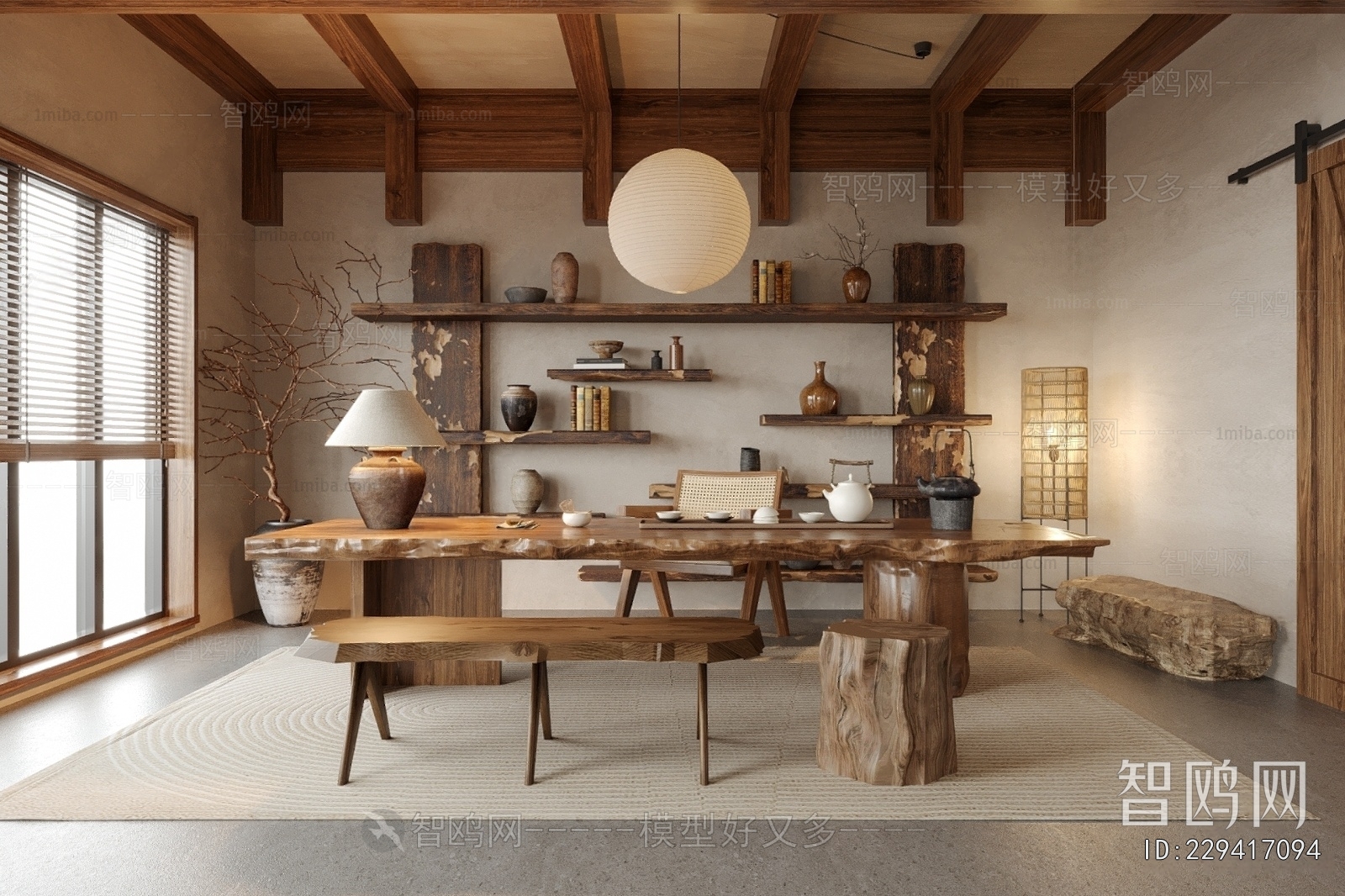 Wabi-sabi Style Tea House