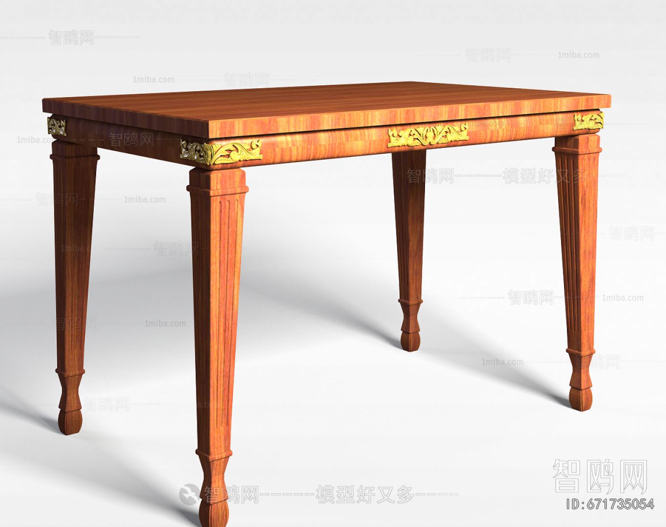 Simple European Style Dining Table