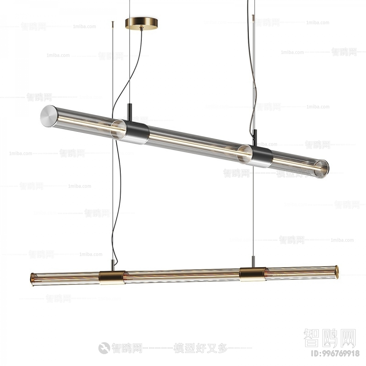 Modern Long Chandelier