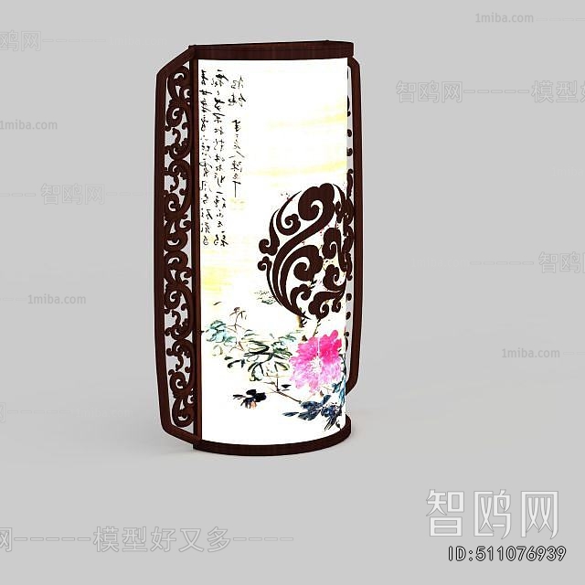 New Chinese Style Wall Lamp