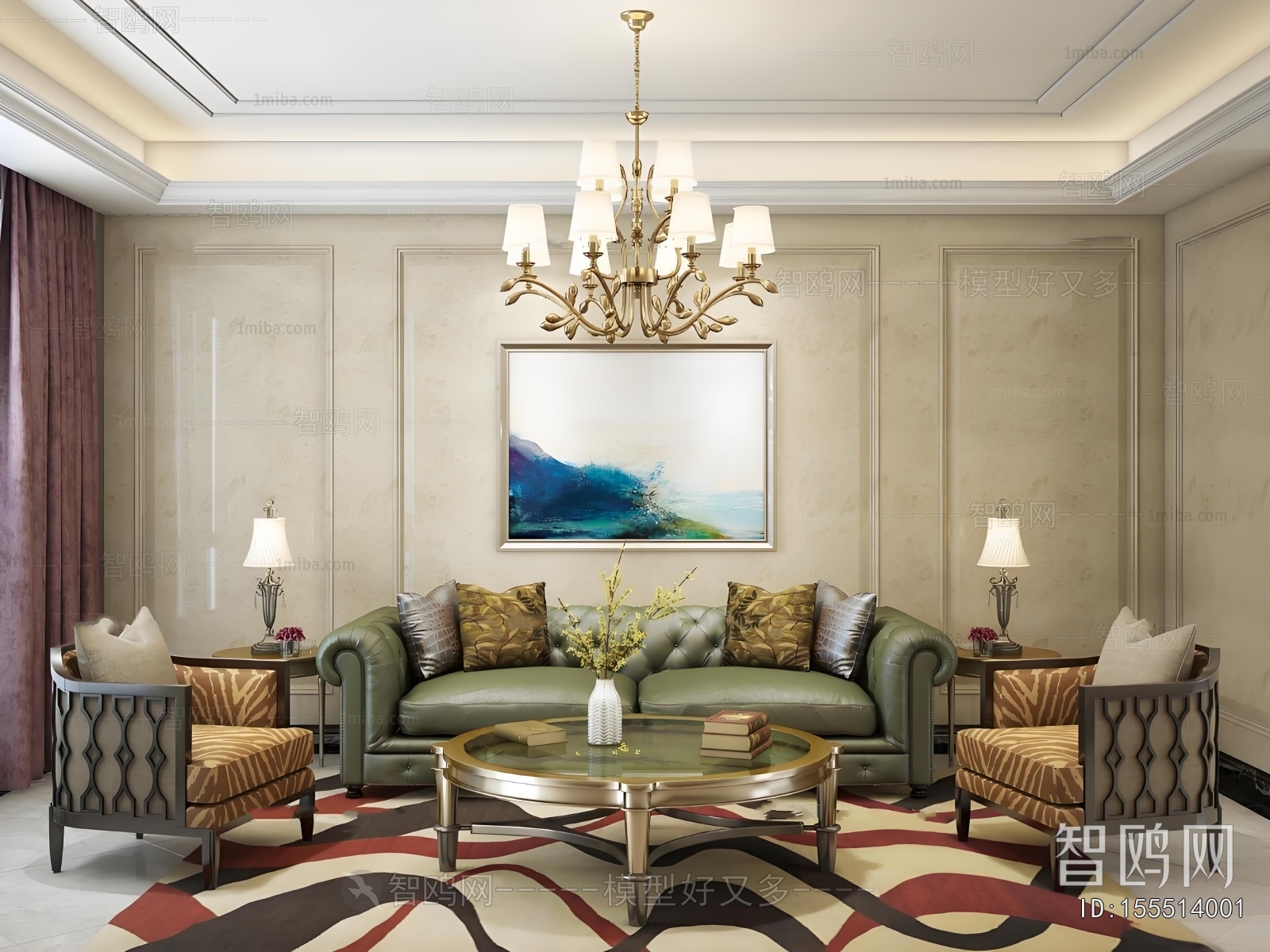 European Style A Living Room