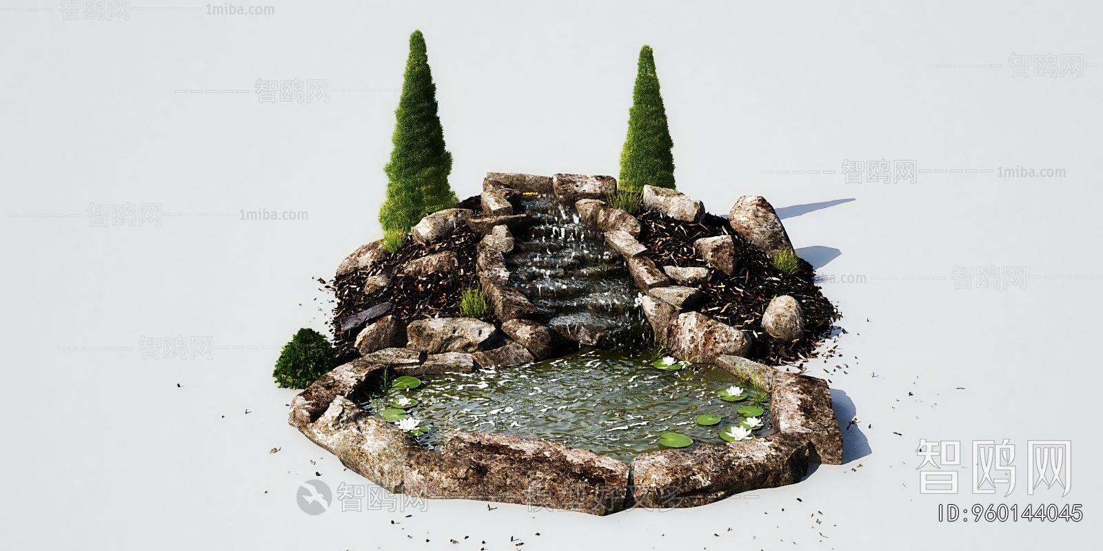Modern Rockery Waterscape